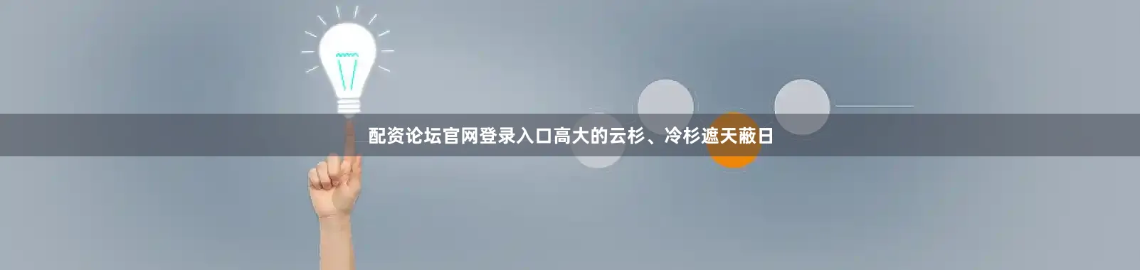 配资论坛官网登录入口高大的云杉、冷杉遮天蔽日